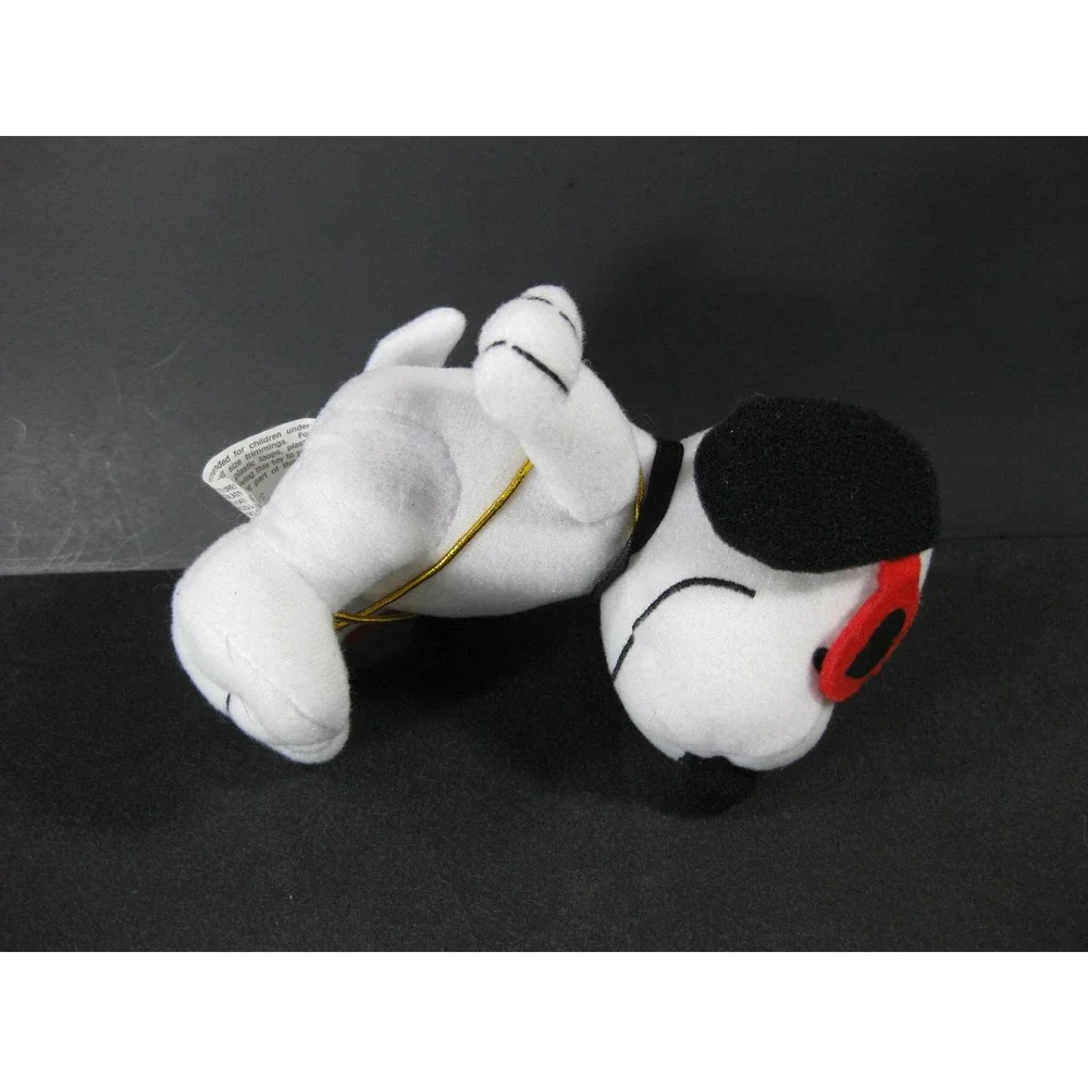 SNOOPY VALENTINES Sitting‎ w/ Heart Glasses Bow Arrow Heart Plush Stuffed 7